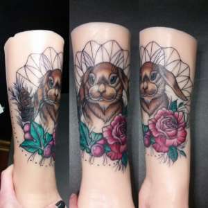 Kira Rabbit Tattoo